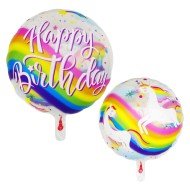 GLOBO FAST DECORATIVO 18" REDONDO ARCOIRIS