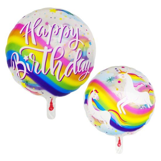 GLOBO FAST DECORATIVO 18" REDONDO ARCOIRIS