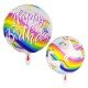GLOBO FAST DECORATIVO 18" REDONDO ARCOIRIS