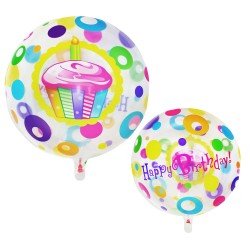 GLOBO FAST DECORATIVO 18" REDONDO CUPCAKES