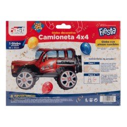 GLOBO FAST DECORATIVO 3D DD128 CAMIONETA 4X4 (15X10)