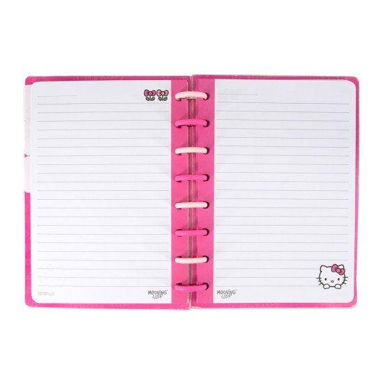 CUADERNO CON DISCO MOOVING 1712165 80H HELLO KITTY (2X8)