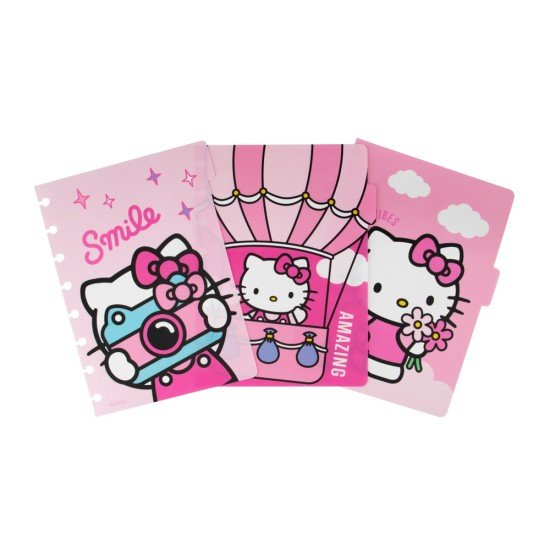 CUADERNO CON DISCO MOOVING 1712165 80H HELLO KITTY (2X8)