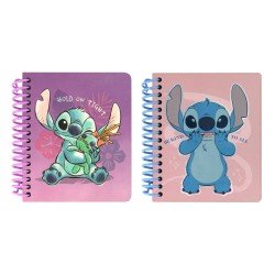 LIBRETA CON ESPIRAL MOOVING 96H TD STITCH (8X12)