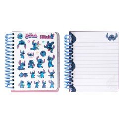 LIBRETA CON ESPIRAL MOOVING 96H TD STITCH (8X12)