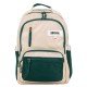 MOCHILA EDISON 18" K061 BEIGE VERDE (20)
