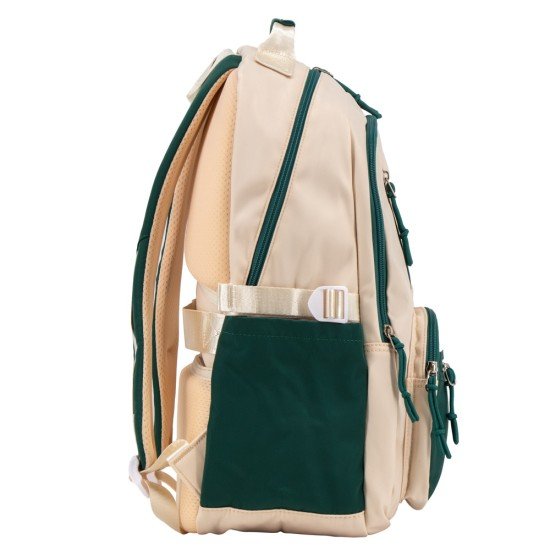 MOCHILA EDISON 18" K061 BEIGE VERDE (20)