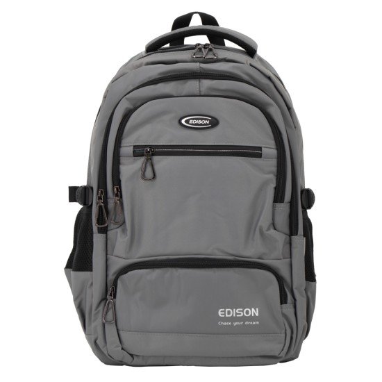 MOCHILA EDISON 19" K027 GRIS OBSCURO (20)