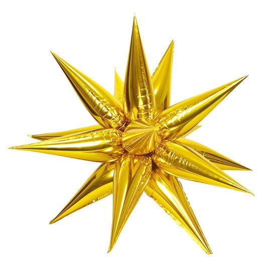 GLOBO FAST DECORATIVO 26" ESTRELLA DORADO (300)