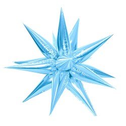GLOBO FAST DECORATIVO 26" ESTRELLA CELESTE