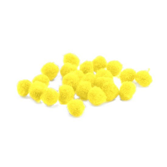 POMPONES FAST 1.2CM BX50 AMARILLO (288)