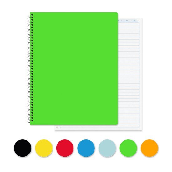 CUADERNO CON ESPIRAL FAST 100H RAYADO (42)