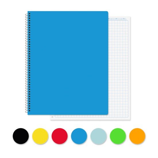 CUADERNO CON ESPIRAL FAST 100H CUADROS (42)