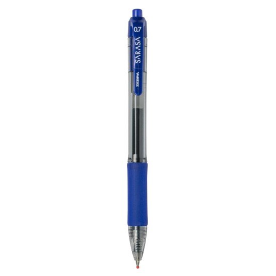 BOLIGRAFO ZEBRA SARASA RETRACTIL GEL 0.7MM BX1 AZUL