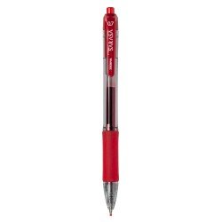 BOLIGRAFO ZEBRA SARASA RETRACTIL GEL 0.7MM BX1 ROJO