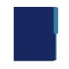FOLDER FLASHFILE CARTA BX5 AZUL MARINO