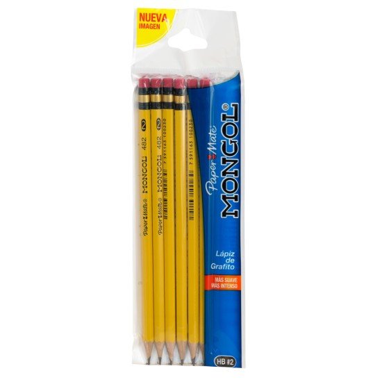 LAPIZ MONGOL HEXAGONAL BX6 AMARILLO