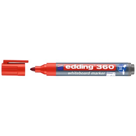 MARCADOR EDDING DE PIZARRA 360 BX1 ROJO
