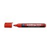 MARCADOR EDDING PERMANENTE 300 REDONDO BX1 ROJO