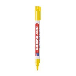 MARCADOR EDDING PERMANENTE 400 FINO BX1 AMARILLO