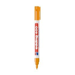 MARCADOR EDDING PERMANENTE 400 FINO BX1 NARANJA