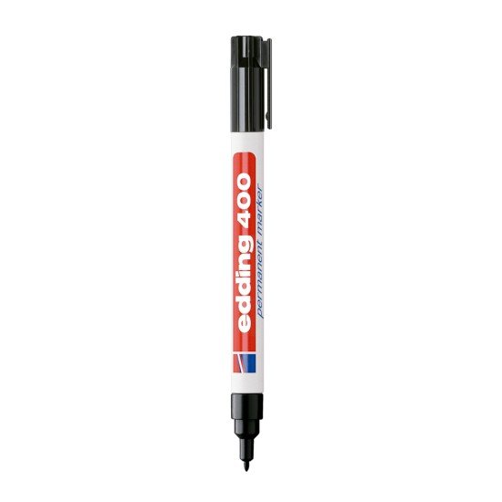 MARCADOR EDDING PERMANENTE 400 FINO BX1 NEGRO