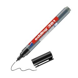MARCADOR EDDING DE PIZARRA 361 FINO NEGRO