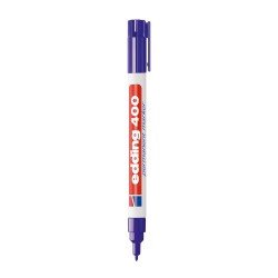 MARCADOR EDDING PERMANENTE 400 FINO BX1 VIOLETA