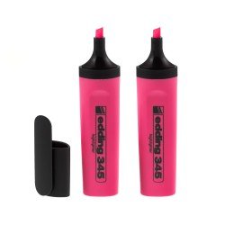 RESALTADOR EDDING 345 BX2 ROSADO