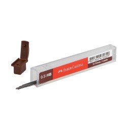 MINAS FABER CASTELL 0.5MM 9125 BX3 TUBOX12 HB