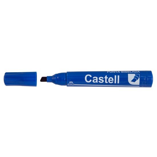 MARCADOR CASTELL PERMANENTE BX1 AZUL 