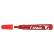 MARCADOR CASTELL PERMANENTE BX1 ROJO 