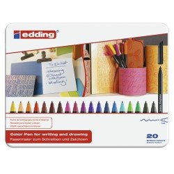 MARCADORES EN ESTUCHE EDDING 1300 MEDIANO 20C
