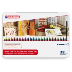 MARCADORES EN ESTUCHE EDDING 1300 MEDIANO 40C