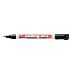 MARCADOR EDDING PERMANENTE 404 EXTRA FINO BX1 NEGRO