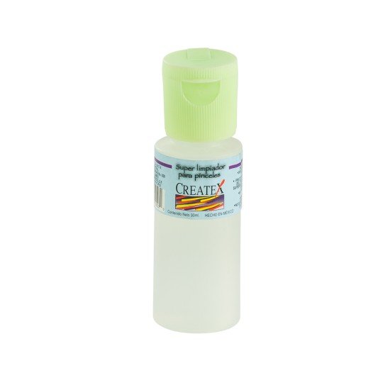 LIMPIADOR DE PINCELES CREATEX BASE SOLVENTE 30ML