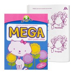LIBRO PARA COLOREAR MEGA 14424 NIÑAS 160 PAG (92)