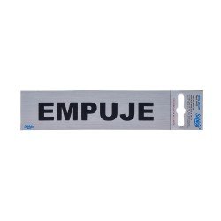 CALCOMANIA DE ALUMINIO SABLON 6505 16.5X4.5CM EMPUJE