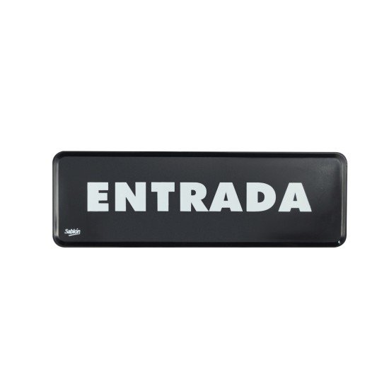 SEÑALIZACION SABLON 7905 23X7.5CM ENTRADA