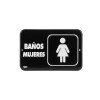 SEÑALIZACION SABLON 7931 22.8X15.2CM BAÑOS MUJERES