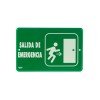 SEÑALIZACION SABLON 7936F 22.8X15.2CM SALIDA DE EMERGENCIA