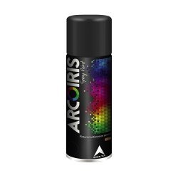 PINTURA EN SPRAY ARCOIRIS D0004 400ML NEGRO MATE 