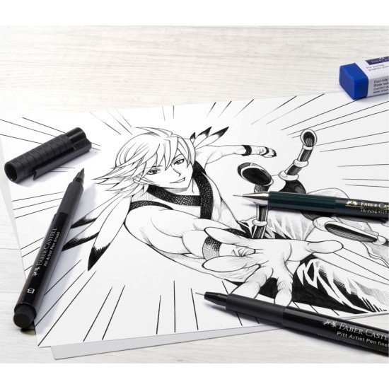 SET FABER CASTELL 167152 MANGA (RAPIDOGRAFOS+MANIQUI)