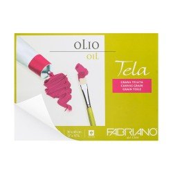 BLOCK OLEO FABRIANO 68003040 10H 300G TELA 12X16