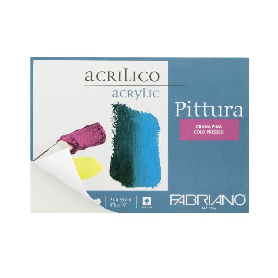 BLOCK ACRILICO FABRIANO 40002535 10H 400G 10X14