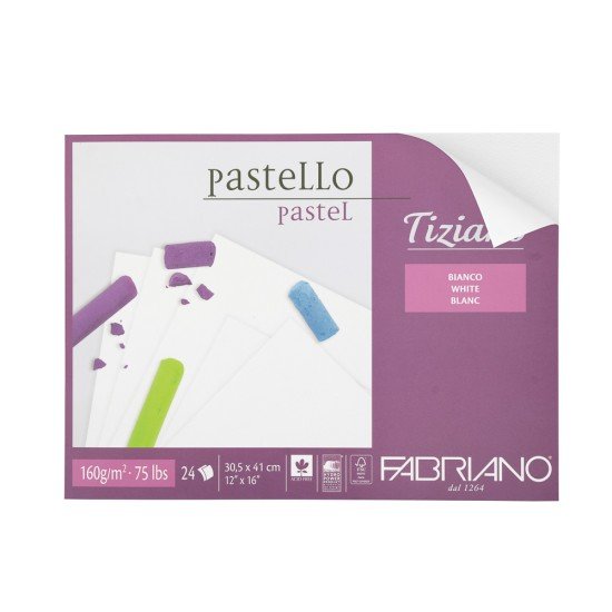 BLOCK PASTEL FABRIANO 46430541 24H 160G 12X16