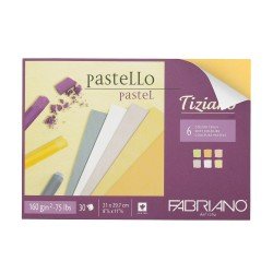 BLOCK PASTEL FABRIANO 46021297 30H SOFT 160G 8.25X12