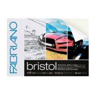 BLOCK BRISTOL FABRIANO 19002942 20H 250G 11.75X16.5" (5)