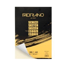 BLOCK SKETCH FABRIANO 57729742 100H 90G A3 (5)
