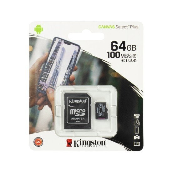 MEMORIA MICRO SD KINGSTON 64GB CLASE 10